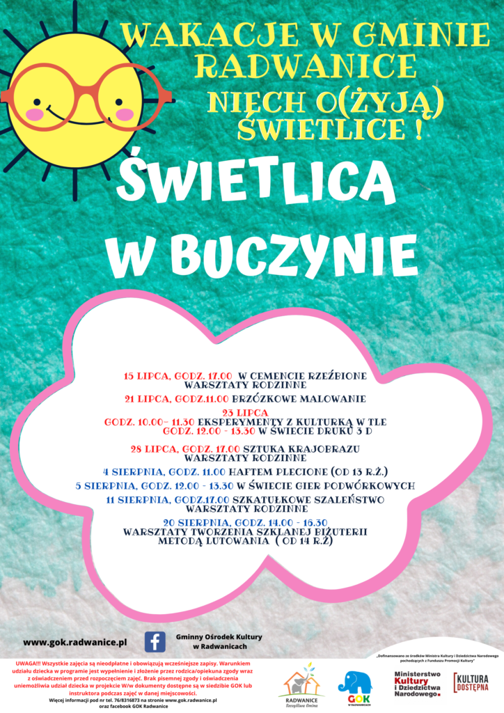 "NIECH (O)ŻYJĄ ŚWIETLICE-program rozwoju świetlic wiejskich w okresie wakacji letnich w Gminie Radwanice - zdjęcie 3