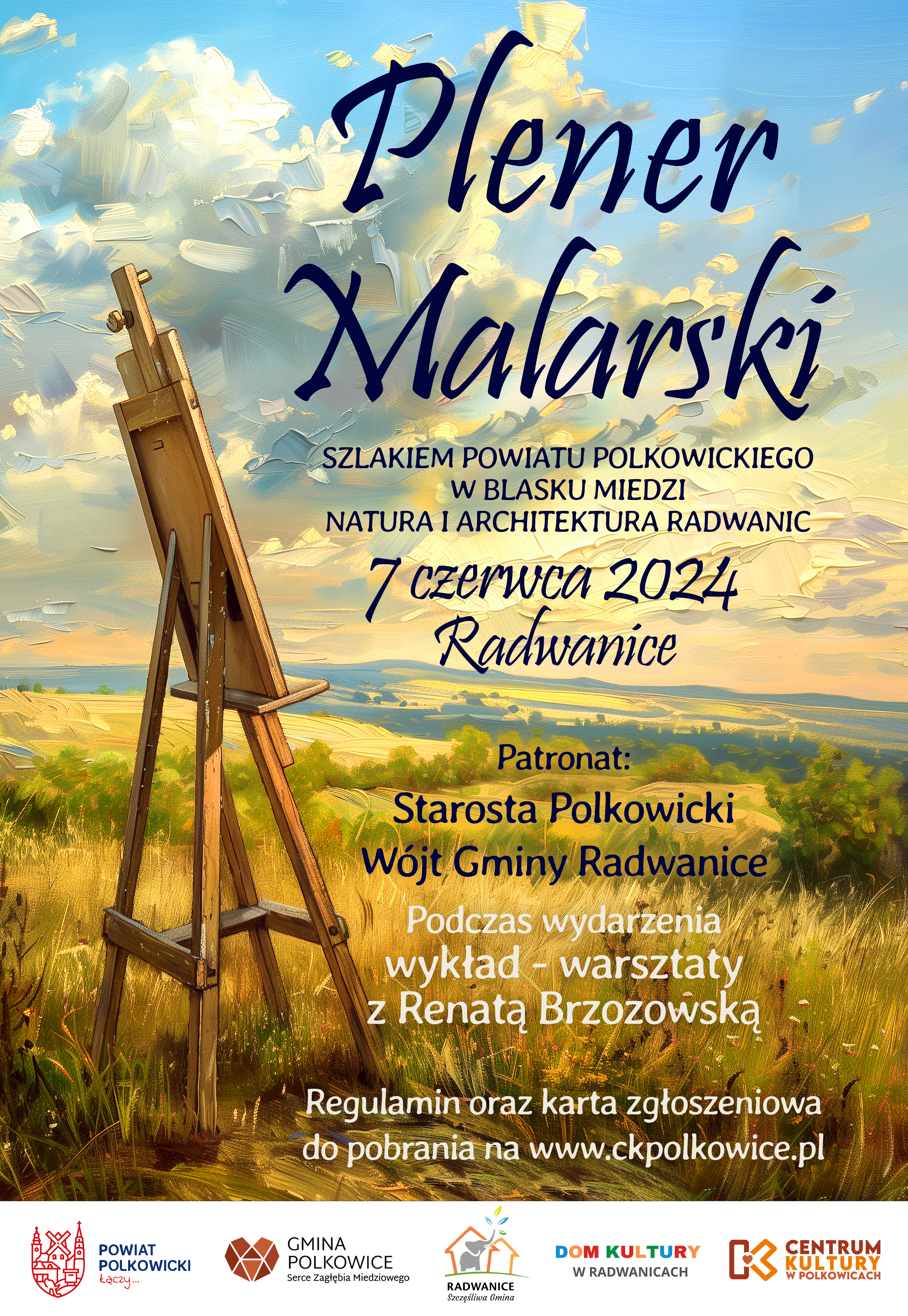 Plener Malarski 2024 pt. "Szlakiem powiatu polkowickiego. W blasku miedzi, natura i architektura Radwanic" - zdjęcie 1