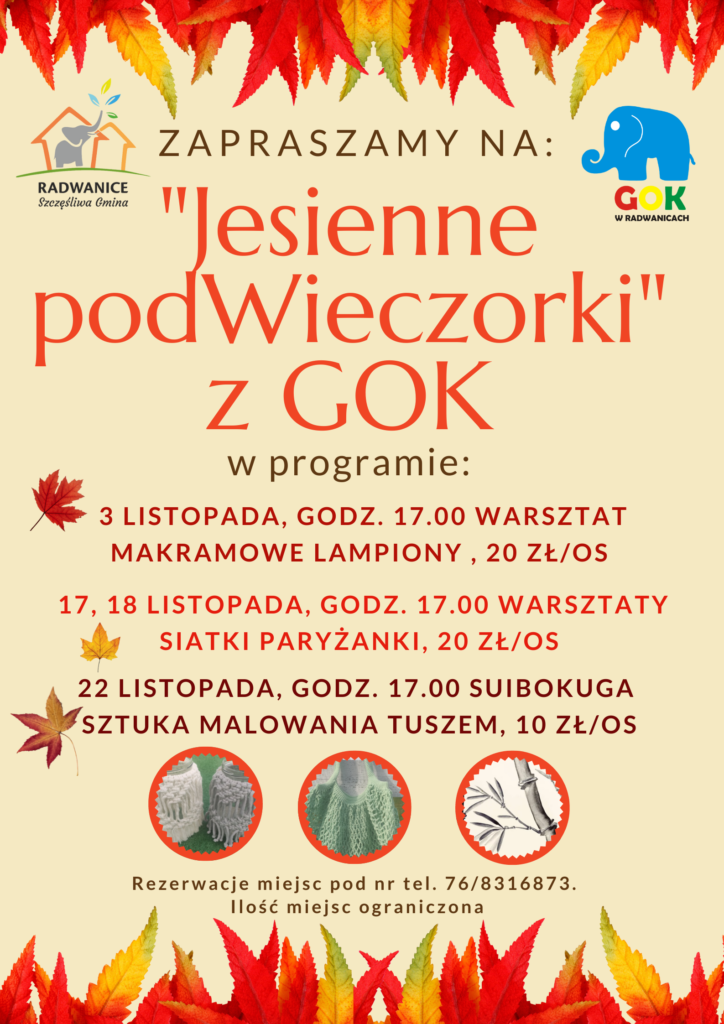 Jesienne warsztaty w GOK - zdjęcie 5